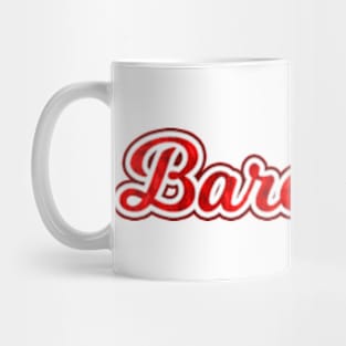 Barcelona - Red Design Mug